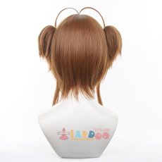 画像5: カードキャプターさくら CARDCAPTOR SAKURA 木之本桜 コスプレウィッグ ネット付き 耐熱 cosplay (5)