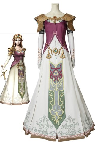 4月2日以降発送停止 ゼルダの伝説 ゼルダ姫 コスプレ衣装 新品・未開封