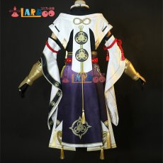 画像10: 【35%オフ】原神 Genshin 稲妻 九条裟羅-くじょう さら ウィッグLRS1895付き コスプレ衣装 下駄なし コスチューム cosplay (10)