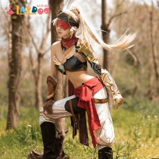 画像1: 【35％オフ】原神 Genshin エルマイト旅団 ゲイルハンター コスプレ衣装 コスチューム cosplay (1)