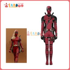 画像1: デッドプール3 Deadpool3 レディ・デッドプール ウェイド・ウィルソン-Wade Wilson コスプレ衣装 マスク付き コスチューム オーダーメイド可能  cosplay (1)