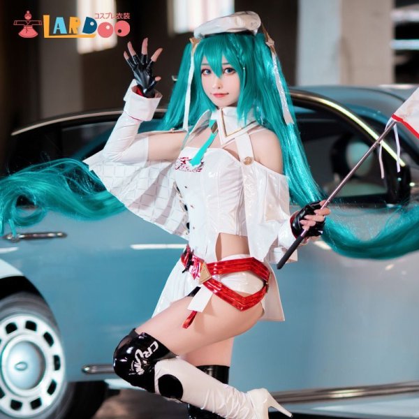 【生産停止】VOCALOID 初音ミク レーシングミク2023 コスプレ衣装 コスチューム cosplay