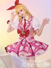 画像1: 【三分妄想1/3Delusion】アイカツ！アイドルカツドウ！ 星宮いちご コスプレ衣装 コスチューム (1)