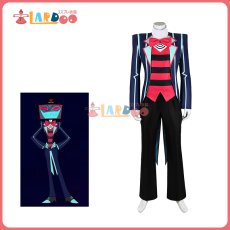 画像1: ハズビン ホテル Hazbin Hotel ヴォックス-Vox コスプレ衣装 コスチューム cosplay (1)