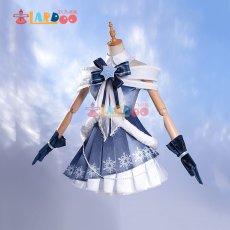 画像3: VOCALOID 初音ミク 雪ミク SNOW MIKU 2025 コスプレ衣装 ステッキ付き コスチューム cosplay (3)