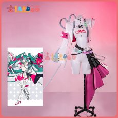 画像1: VOCALOID 初音ミク レーシングミク2025 コスプレ衣装 コスチューム cosplay (1)