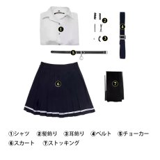 画像10: ゼンレスゾーンゼロ ゼンゼロ ZZZ　エレン・ジョー 制服「月曜から金曜まで」コスプレ衣装 コスチューム cosplay (10)