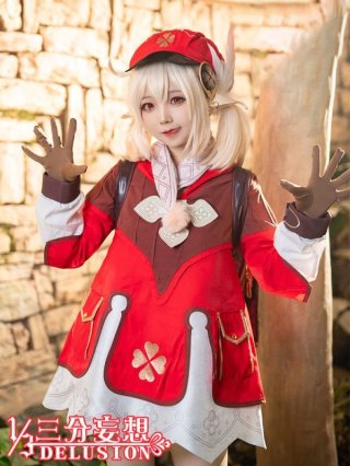 三分妄想】原神 Genshin クレー新衣装「星燭に揺れる爛花」 コスプレ