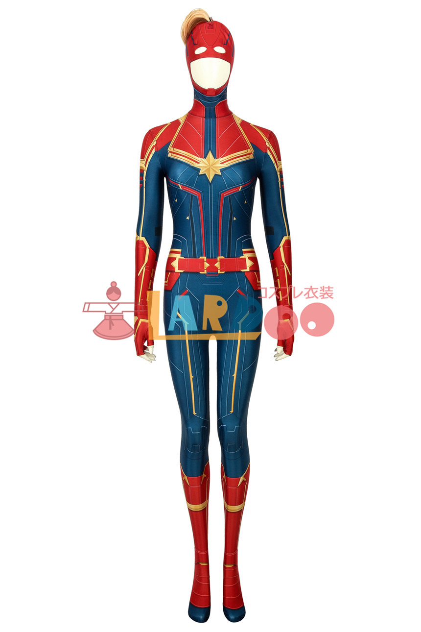 キャプテン マーベル キャロル ダンヴァース ヴァース キャプテン マーベル Captain Marvel Film Captain Marvel ジャンプスーツ コスプレ衣装
